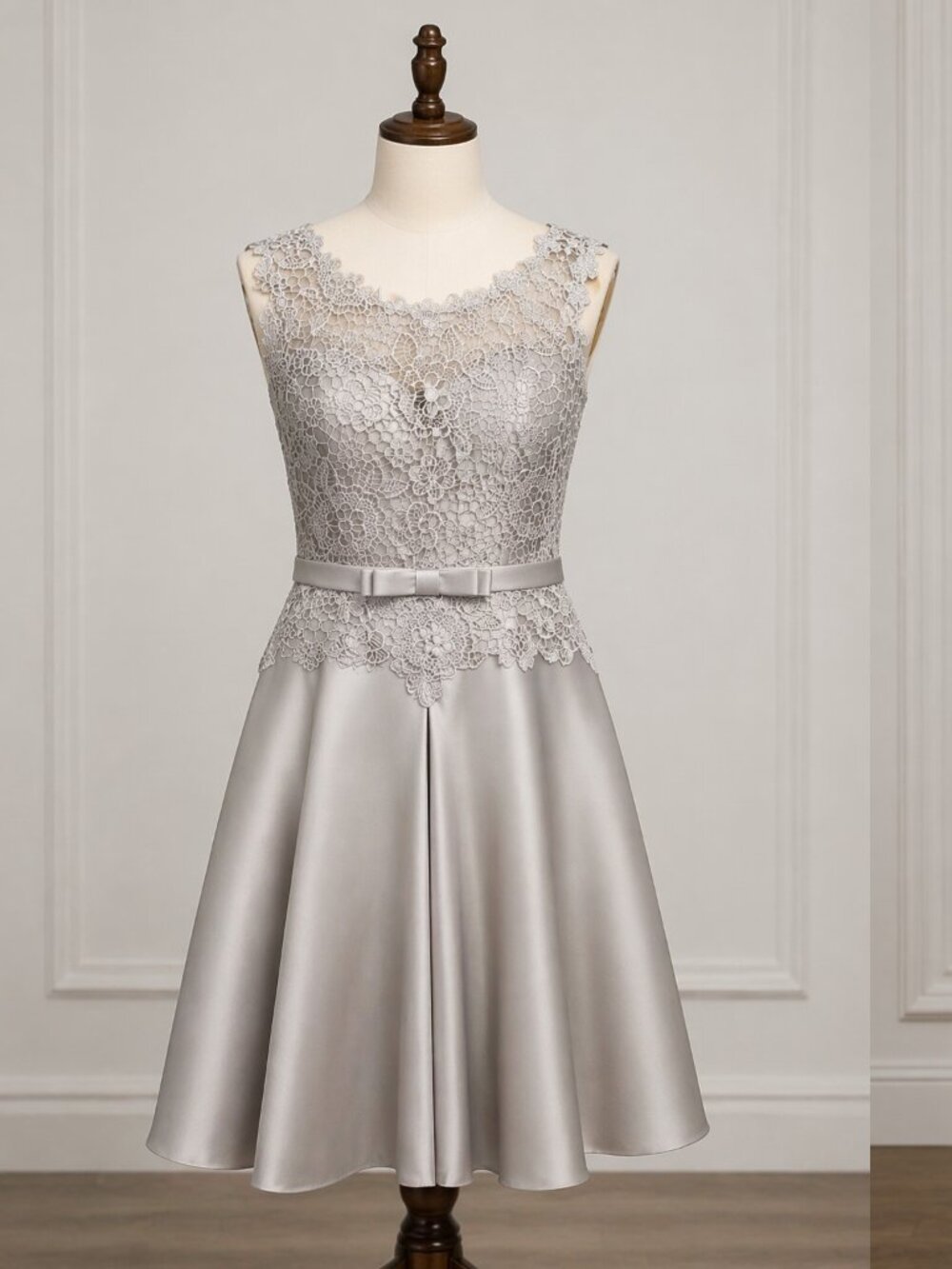 Silver Evening Dress